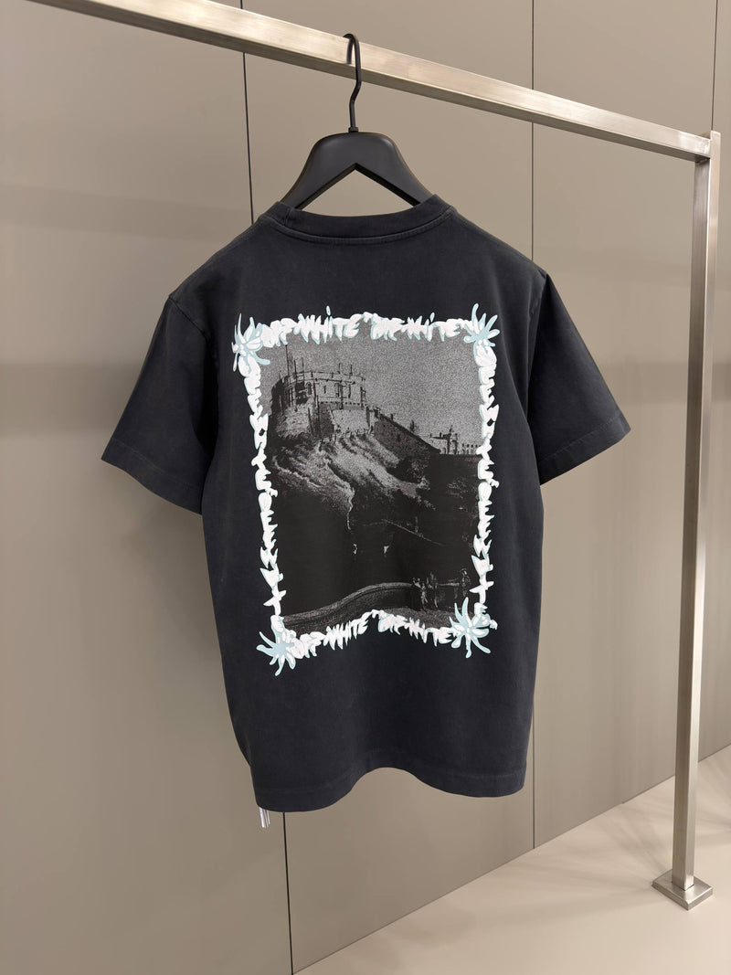 Dark Grey Cotton T-shirt