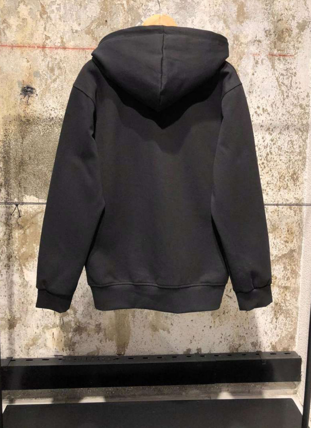 Black Cotton Sweatshirt
