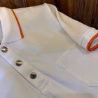 White Cotton Polo T-shirt