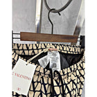 Beige Monogram Swimwear Shorts