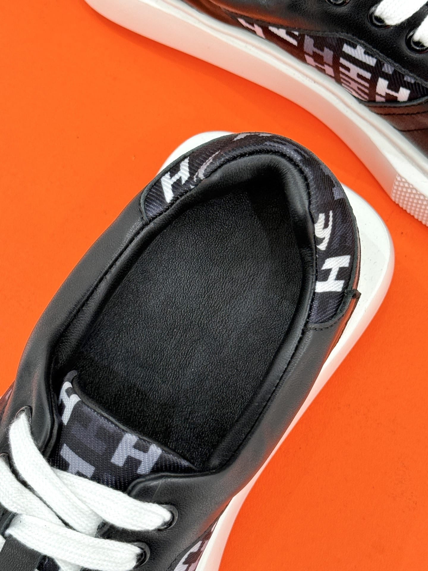 Black Monogram Sneakers