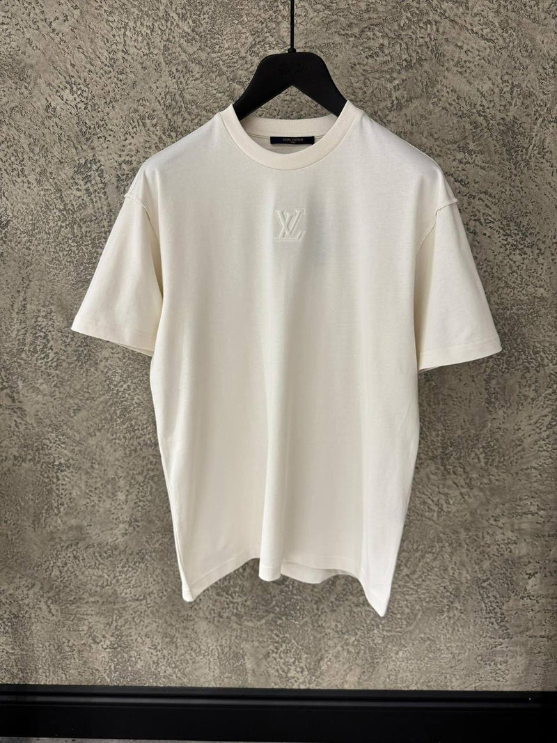 Ecru Cotton T-shirt