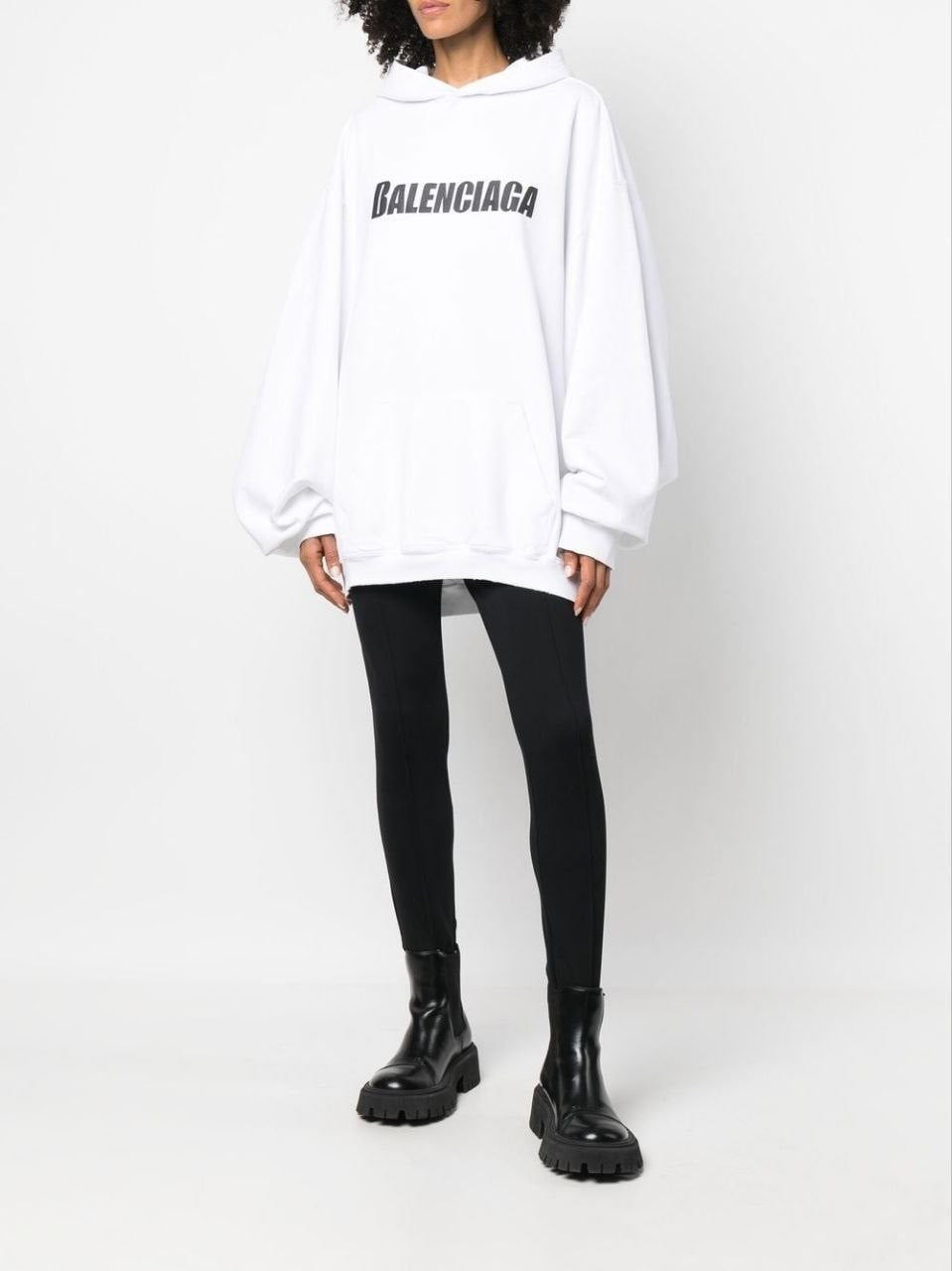 White Oversized Hoodie