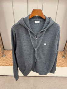 Grey Knitted Cardigan