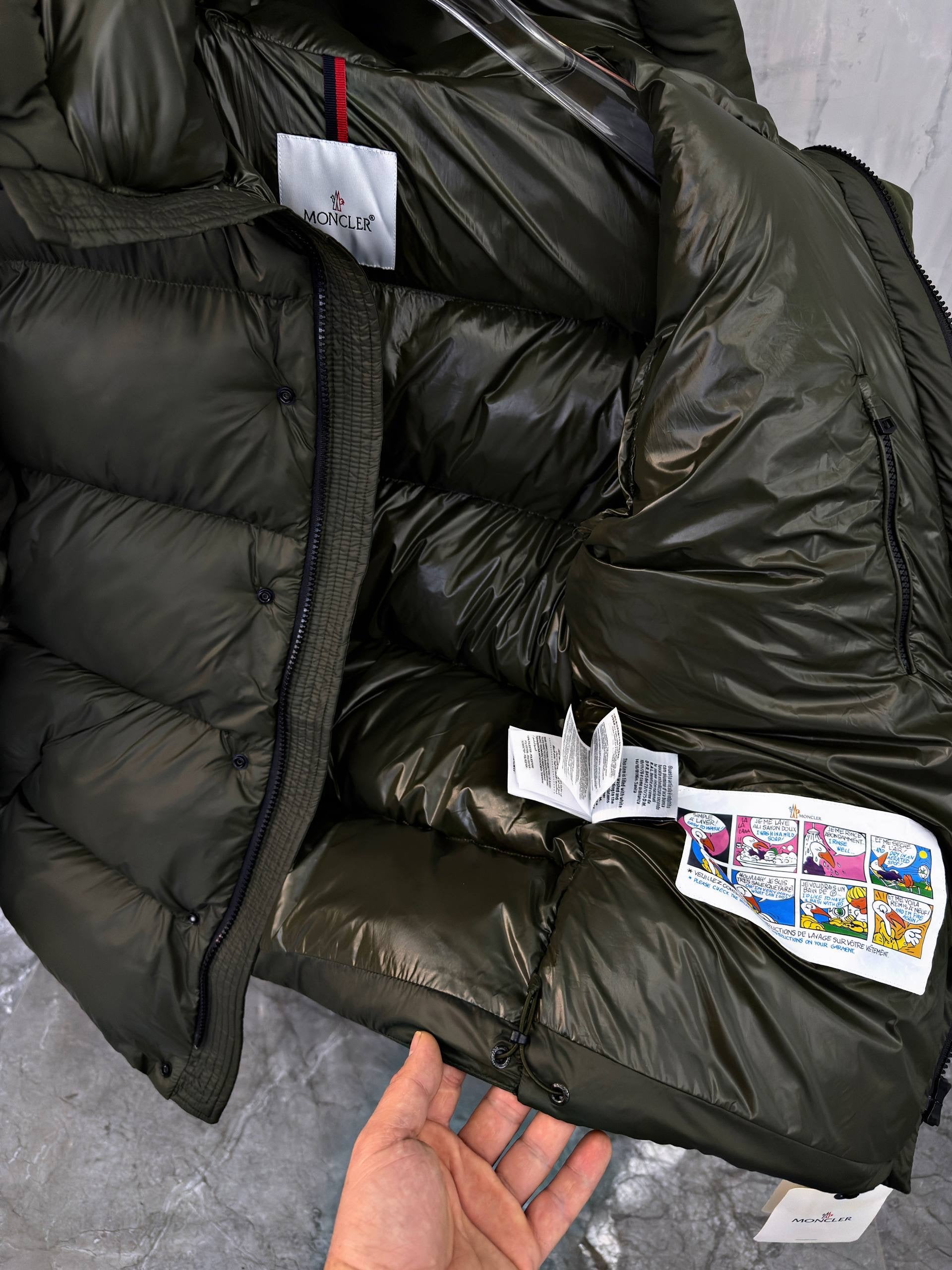 Dark Green Puffer Jacket