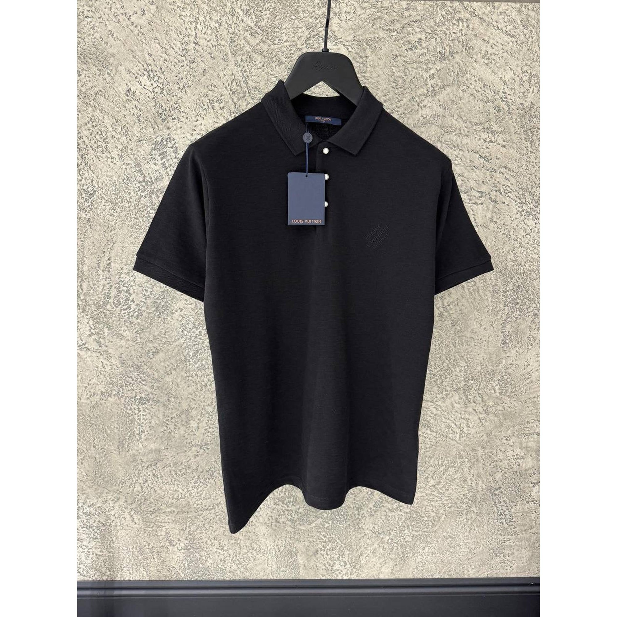Black Monogram Polo T-shirt