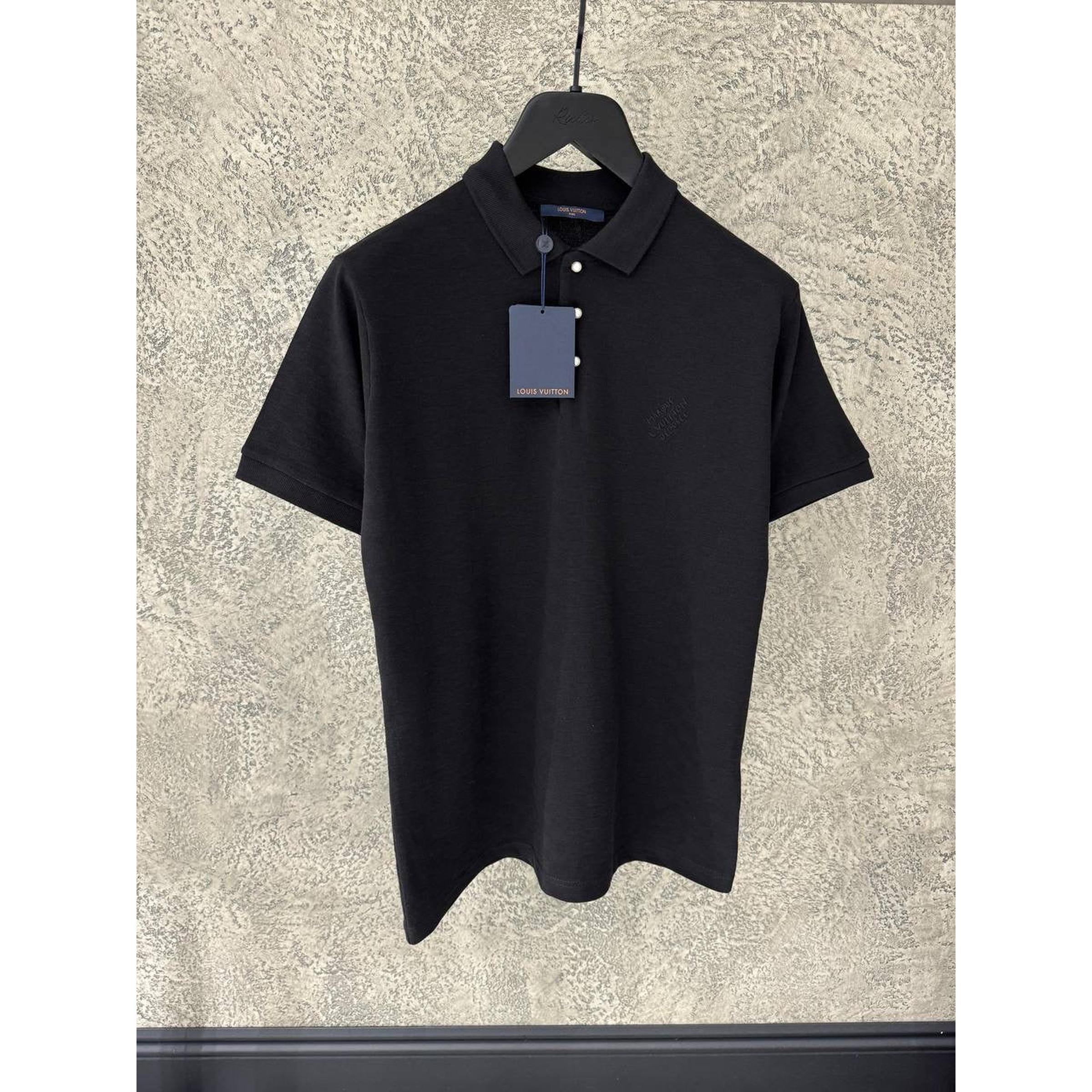 Black Monogram Polo T-shirt
