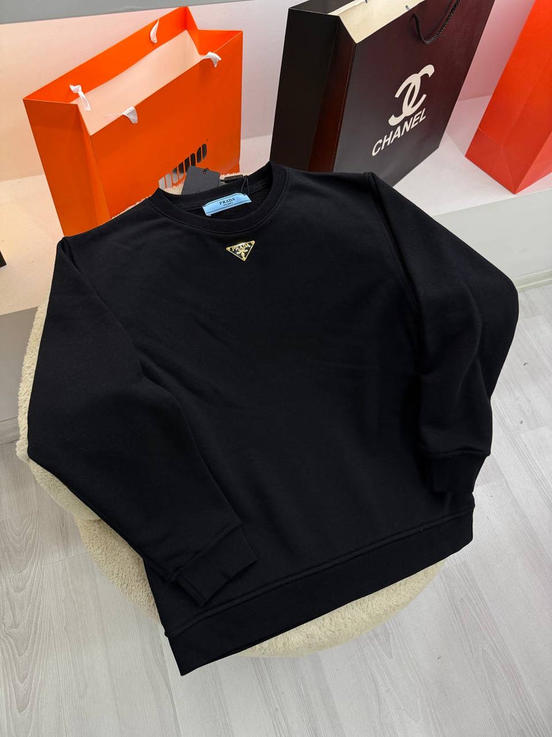 Black Cotton Women’s Blouse