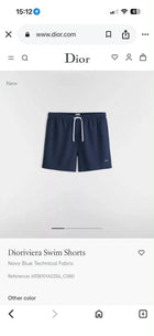 Dark Blue Swim Shorts