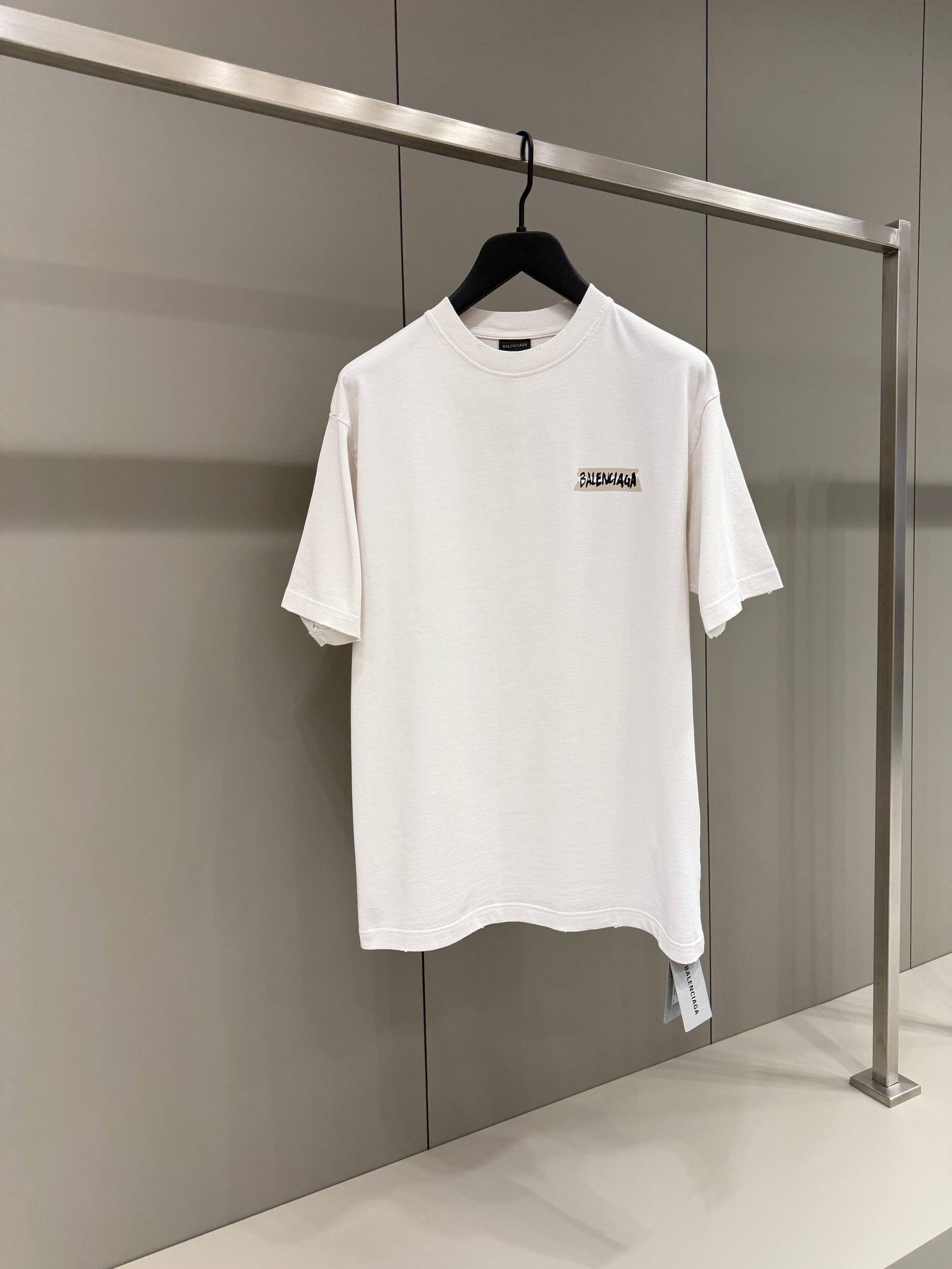 White Cotton T-shirt