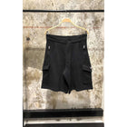 Black Cotton Shorts