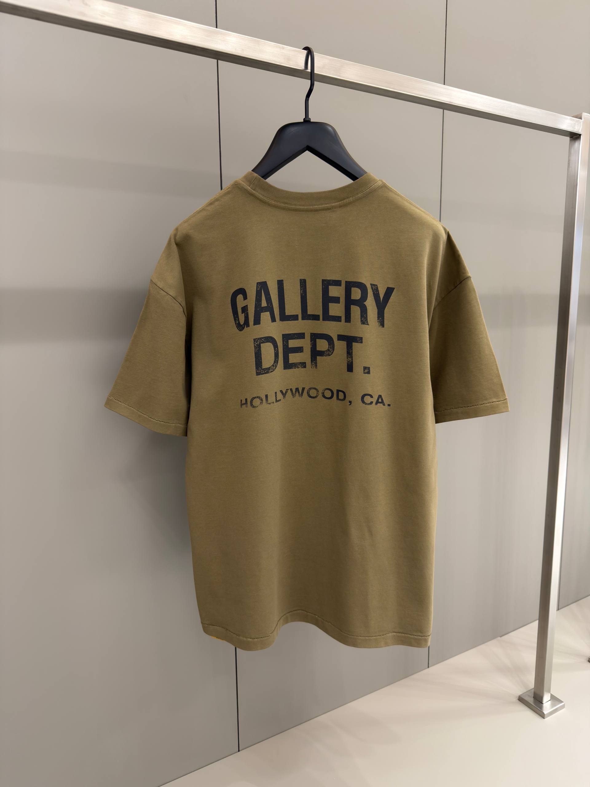 Military Green Cotton T-shirt
