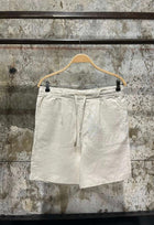Cream Linen Shorts