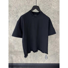 Black Oversized Ripped T-shirt
