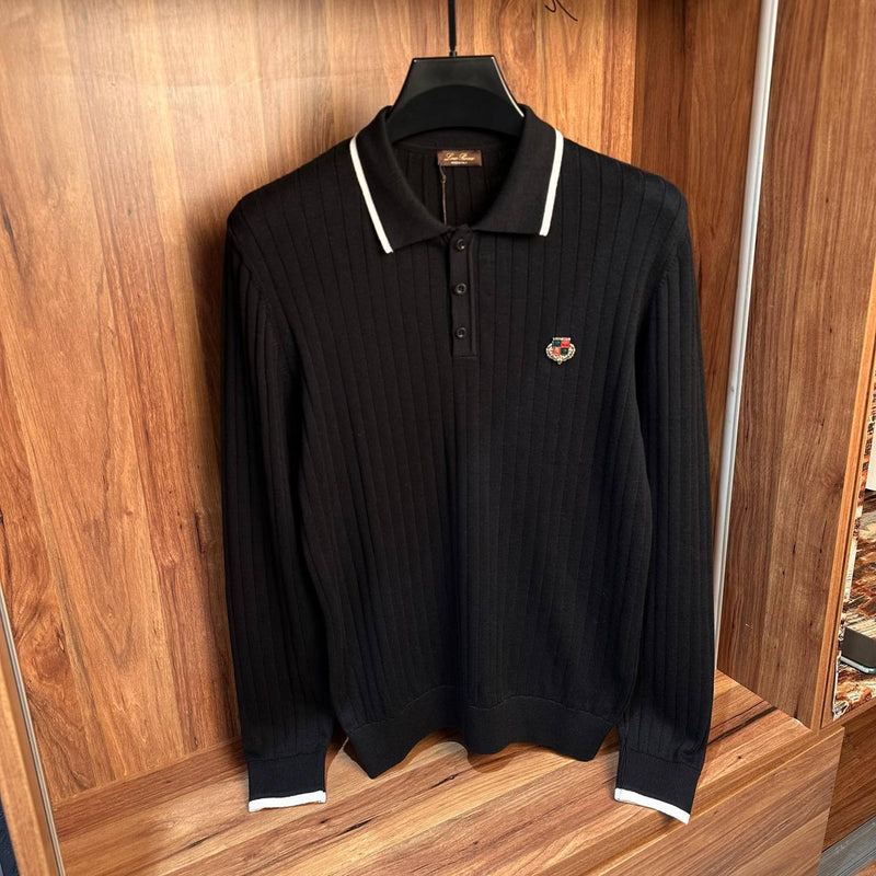 Black Knitted Sweater