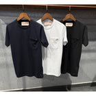 White Oversized T-Shirt with Metal Logo