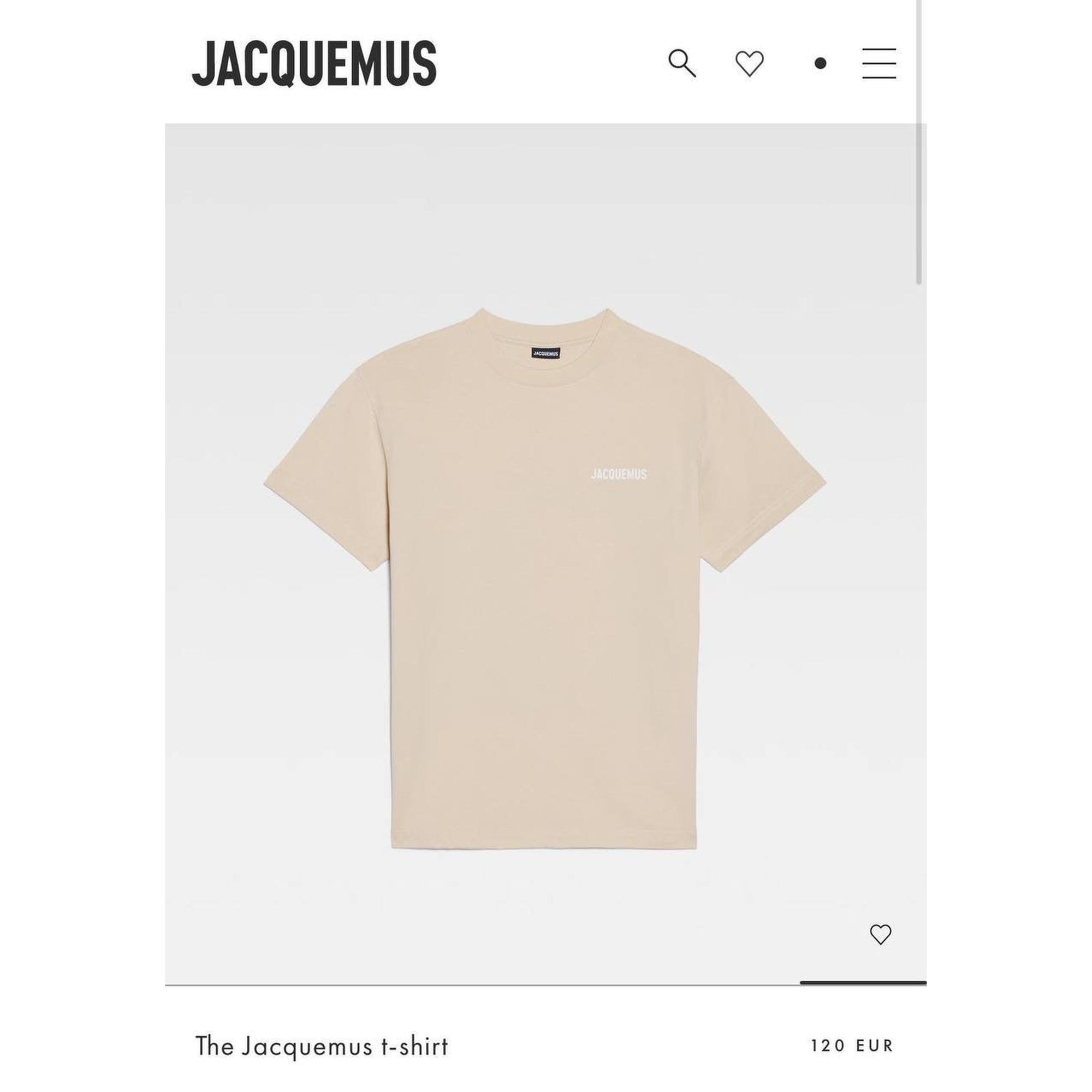 Beige Oversized T-Shirt