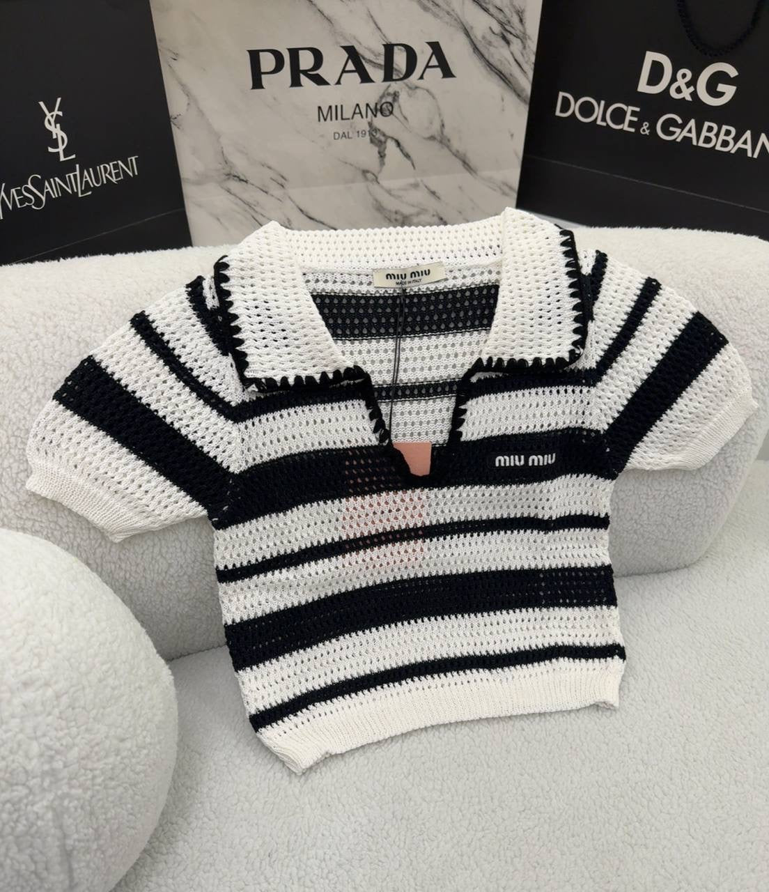 Knitted Polo T-shirt