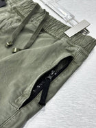 Black & Green Cargo Pants