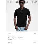 Black Monogram Polo T-shirt