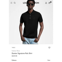 Black Monogram Polo T-shirt