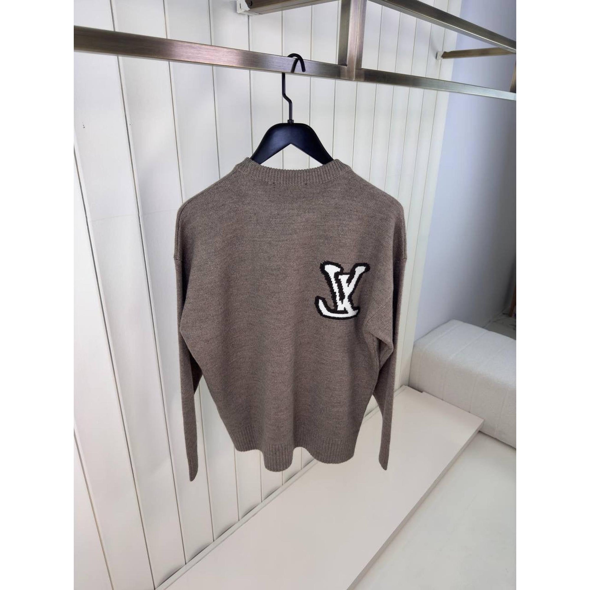 Black & Brown Knitted Sweater