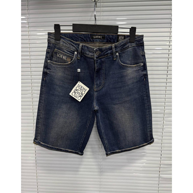 Dark Blue Denim Shorts