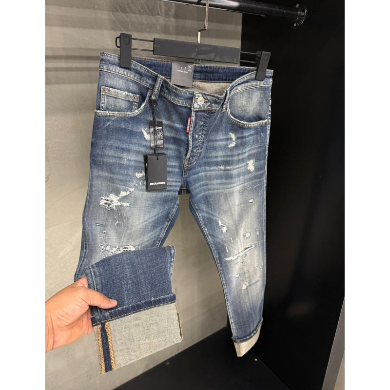 Blue Ripped Jeans