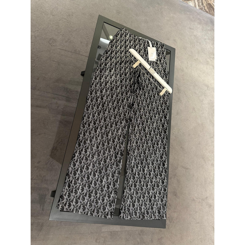 Black Women Monogram Pants