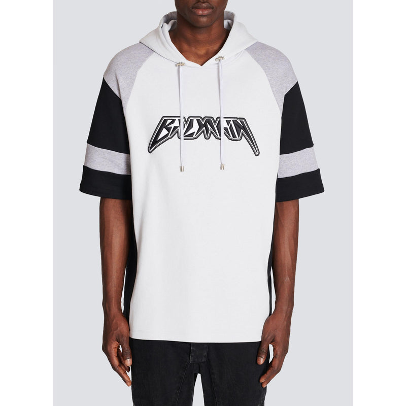 White Hooded Oversized T-shirt