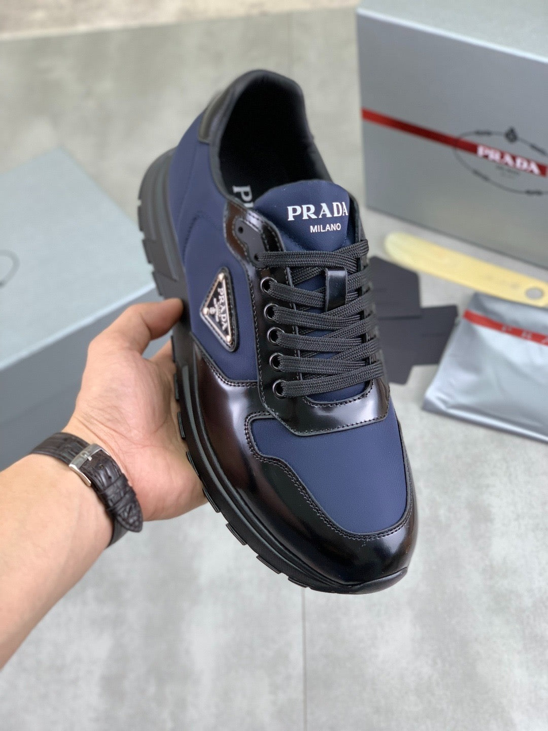 Dark Blue Sneakers