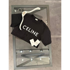 Černý bavlněný dámský crop top