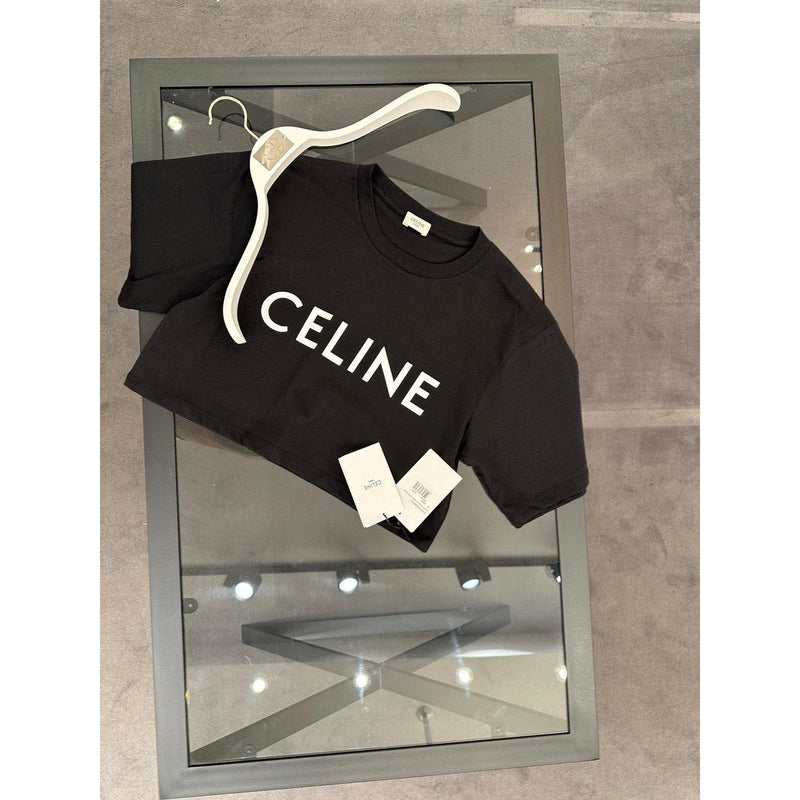 Black Cotton Women Crop Top
