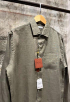 Green Linen Shirt