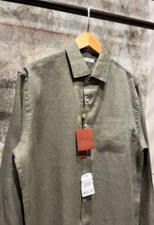 Green Linen Shirt