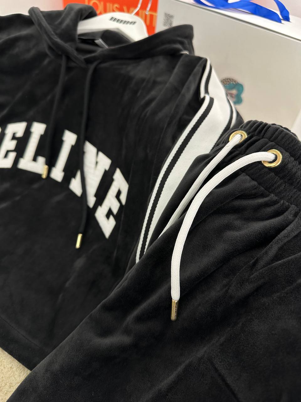 Black Women Cotton Tracksuit