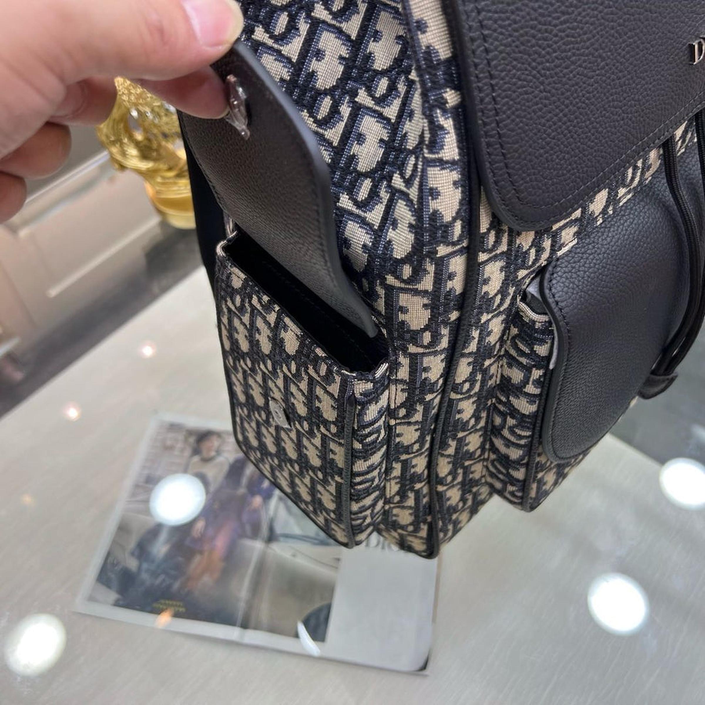 Monogramski ruksak s uzorkom sedla