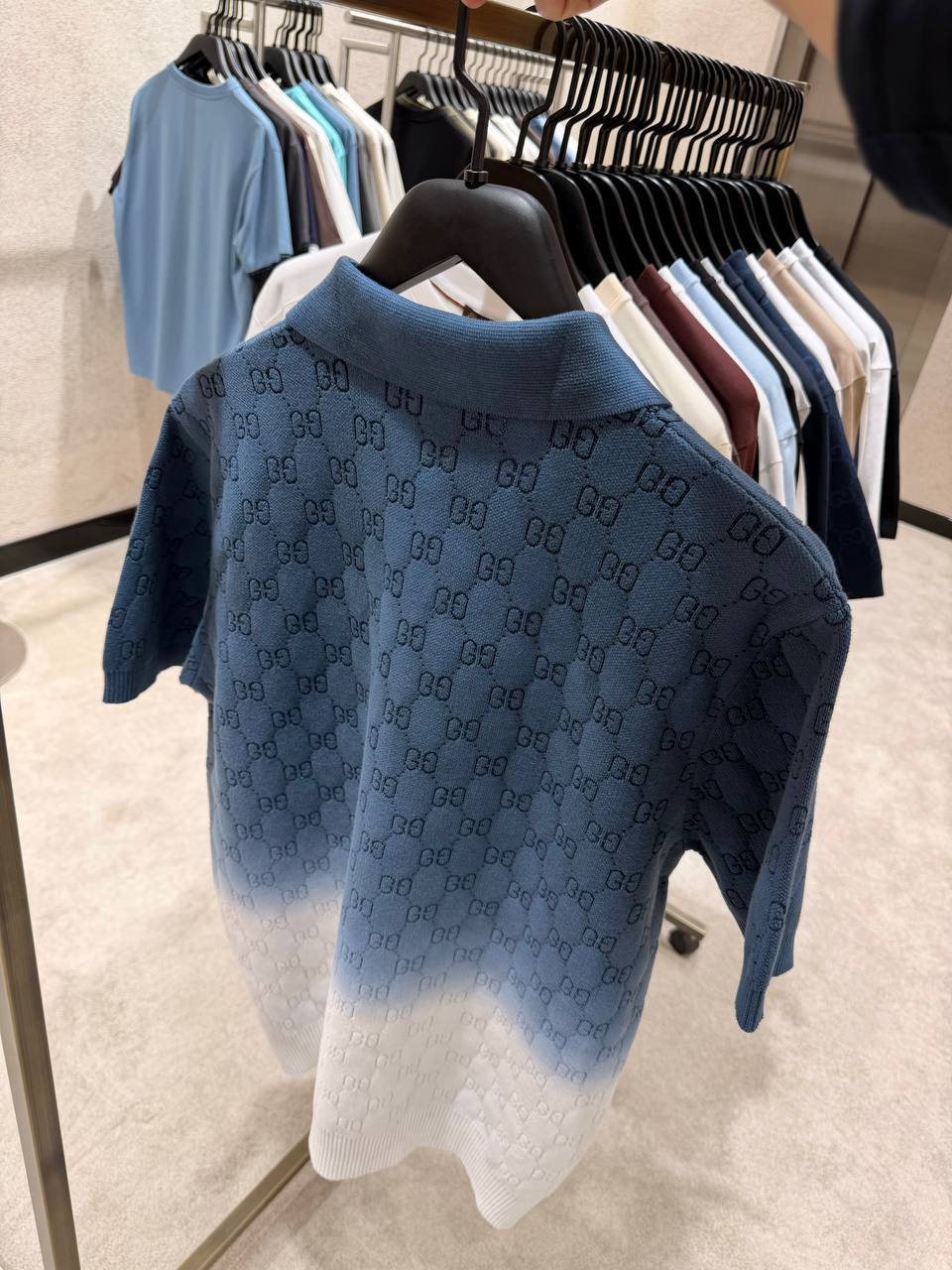 Monogram Polo Cotton T-shirt
