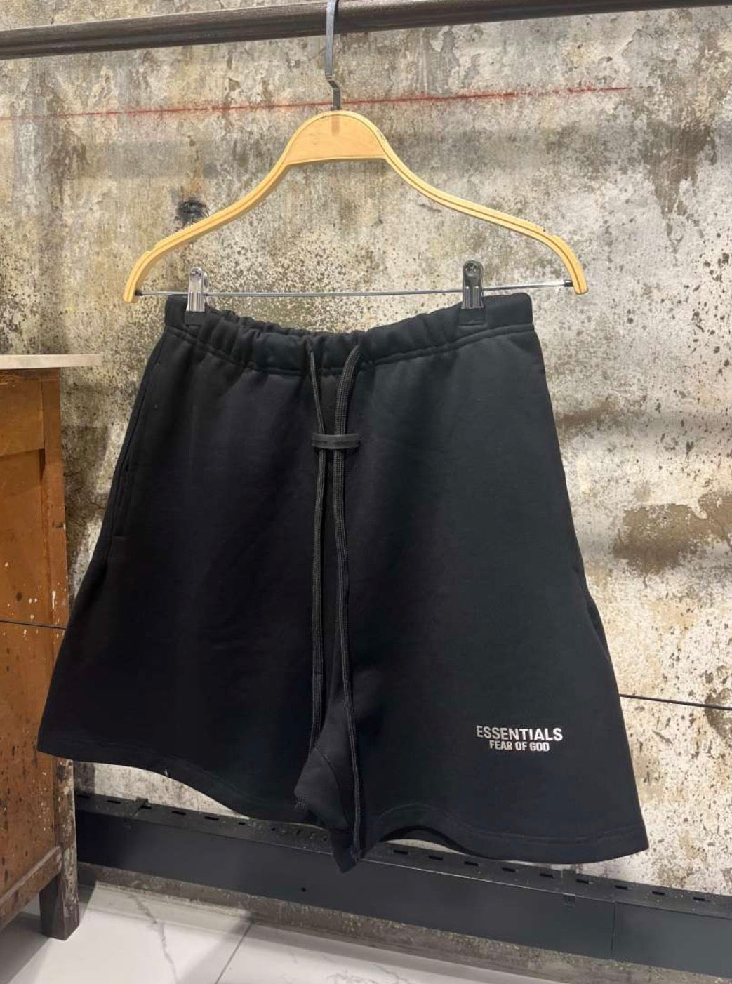 Black Cotton Shorts