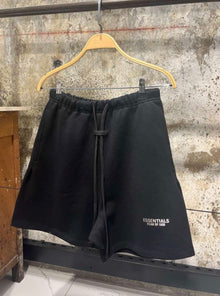 Black Cotton Shorts