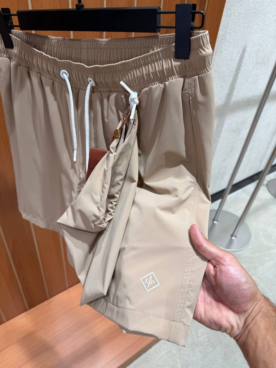 Cream Swim Shorts