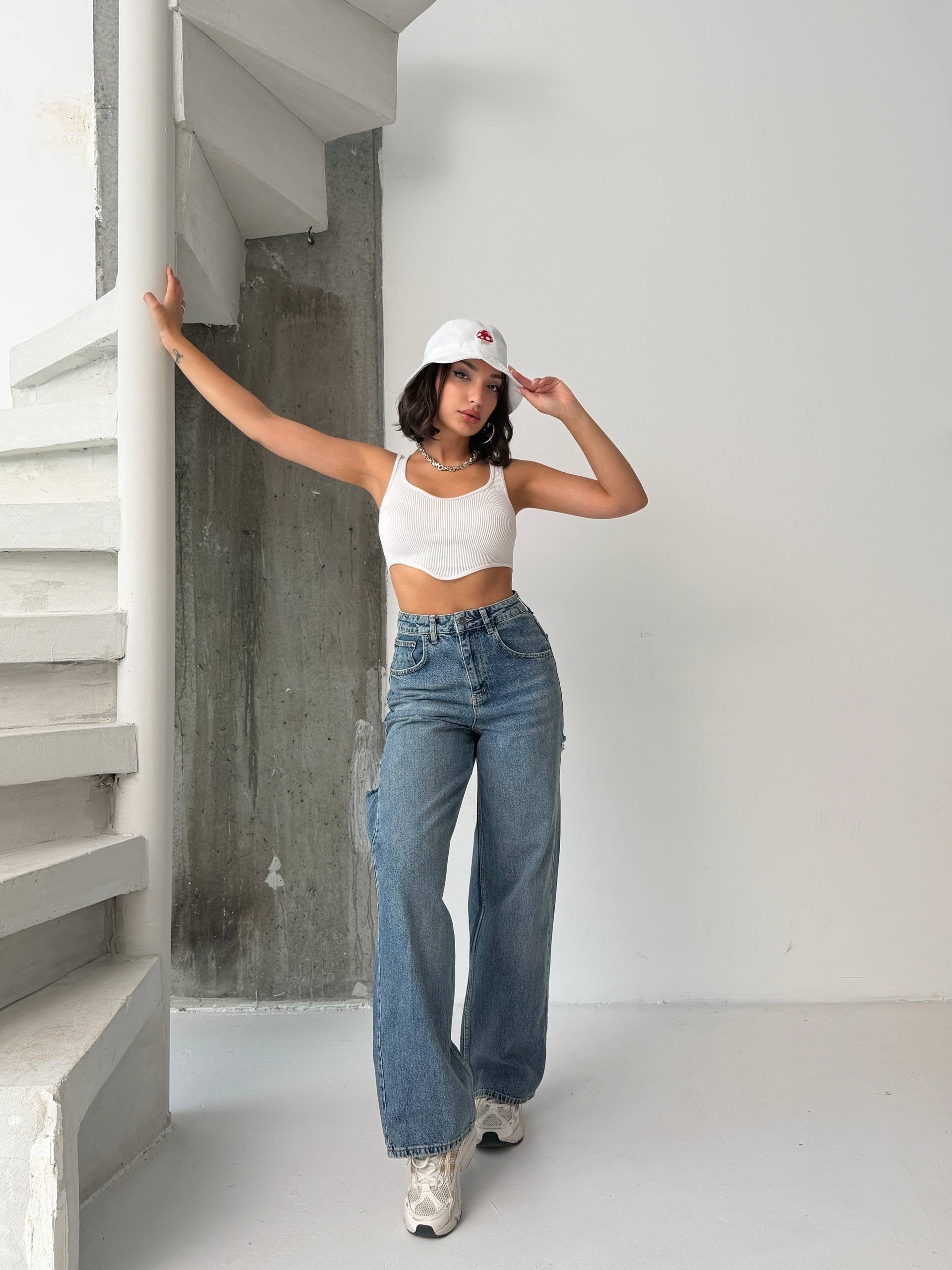 Blue Ripped Jeans