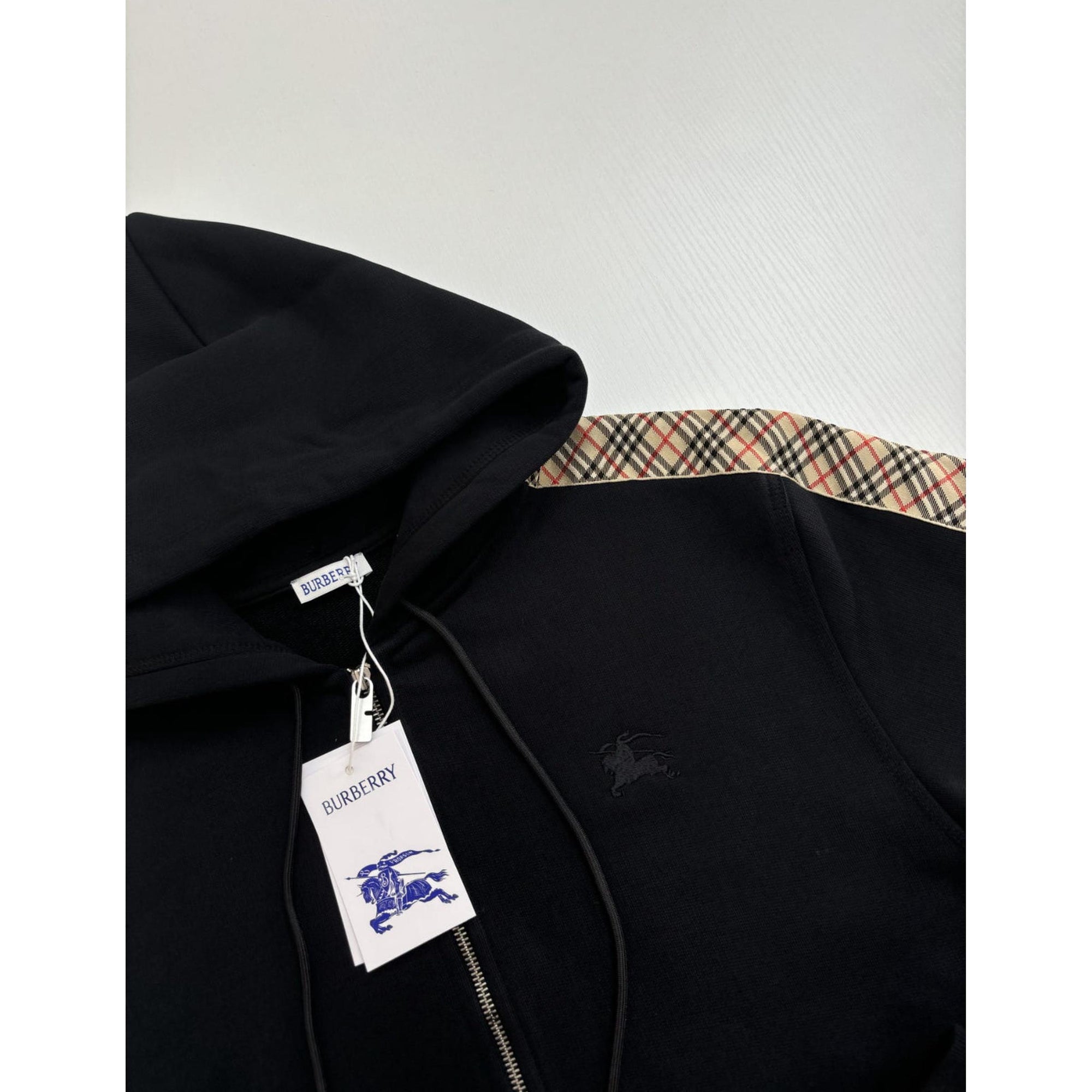Black Cotton Sweatshirt