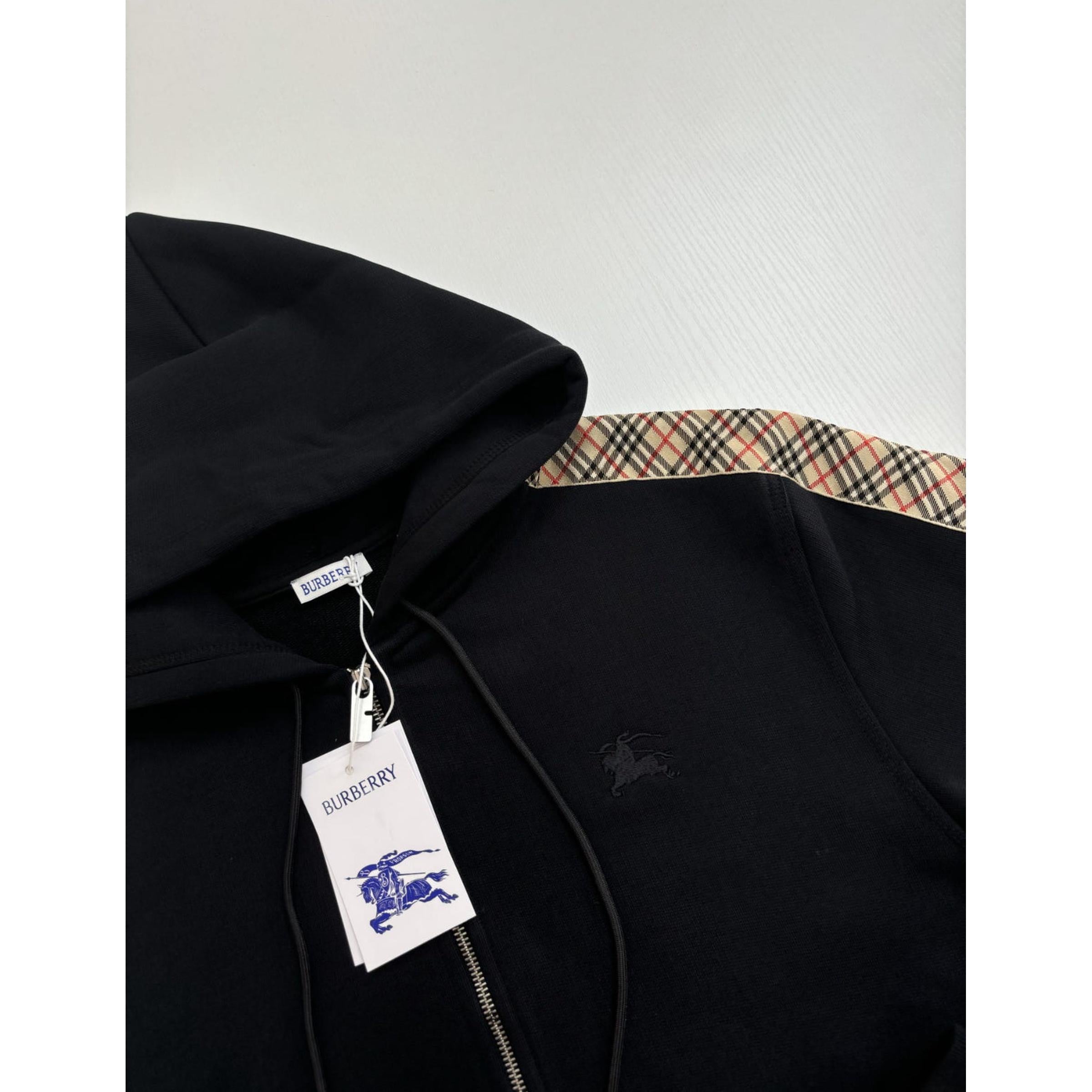 Black Cotton Sweatshirt
