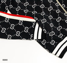 Navy Blue Monogram Tracksuit