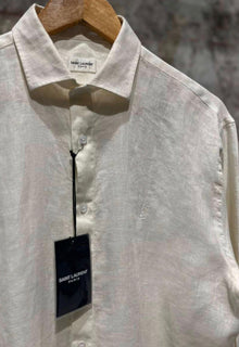 Cream Linen Shirt