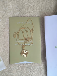 Gold Clever Necklace