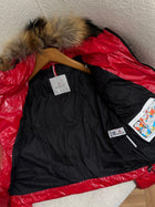 Red Women Puffer Jacket