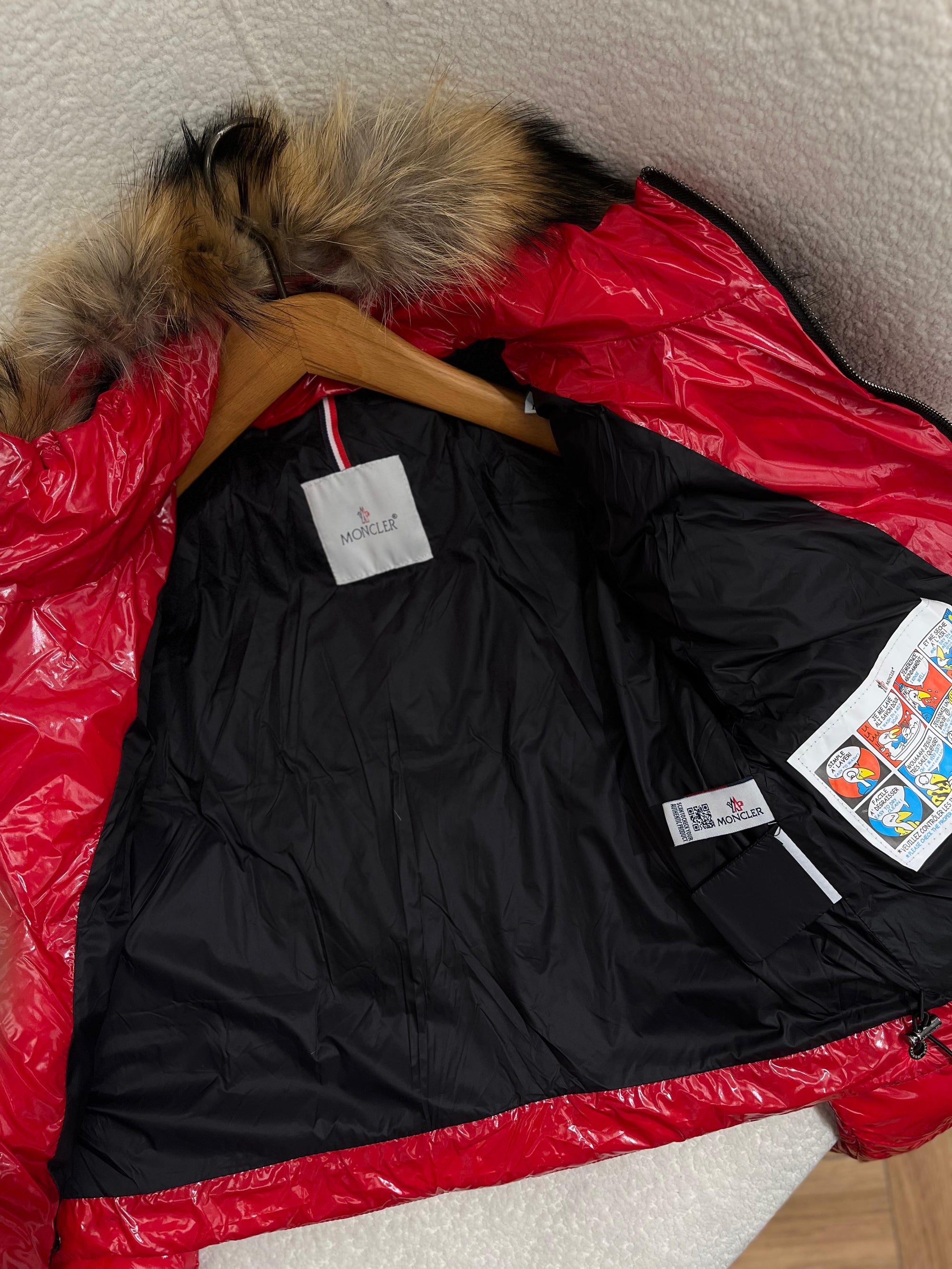 Red Women Puffer Jacket