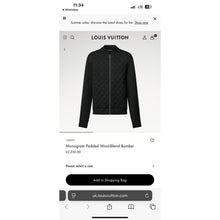 Premium Monogram Padded Bomber